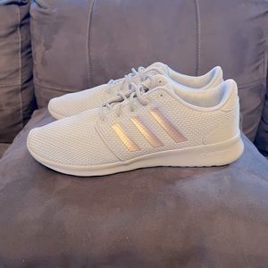 NWT Adidas Cloudfoam QT Racer, Platinum/Rose Gold; No Box
